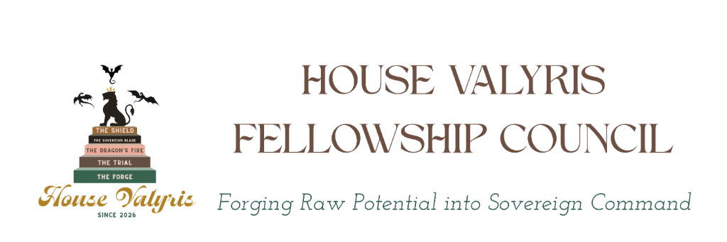House Valyris Fellowship Council official crest emblem