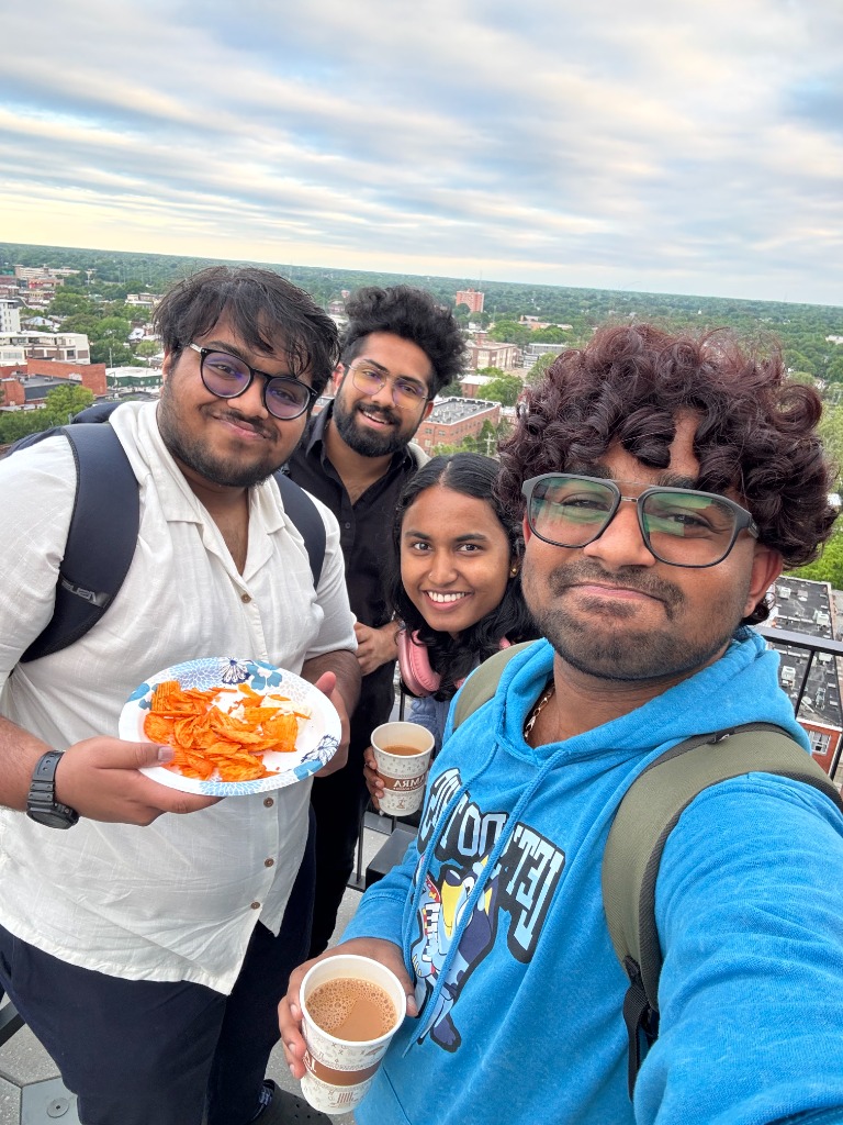 Roshan R Sivakumar Usa Vcu Rooftop Gathering