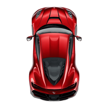 Exotic Red Supercar
