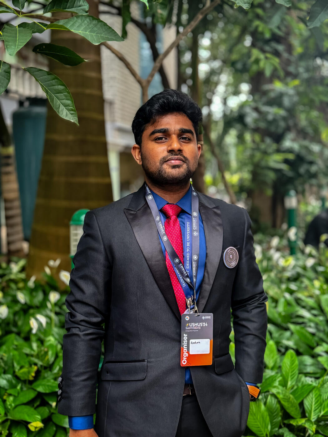 Roshan R Sivakumar at Christ University during Ushus 2024, day two