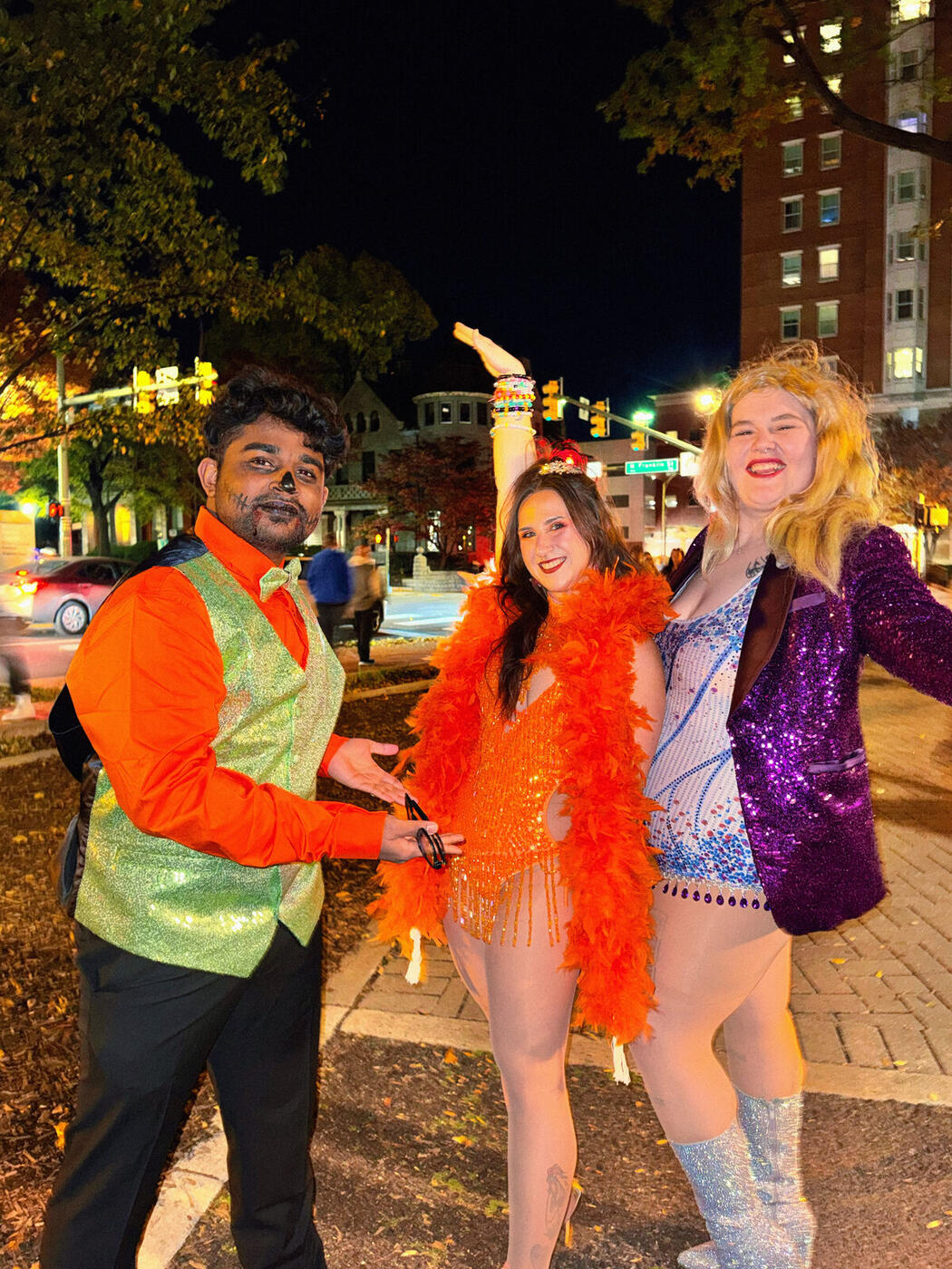 Roshan R Sivakumar during Halloween celebrations at VCU